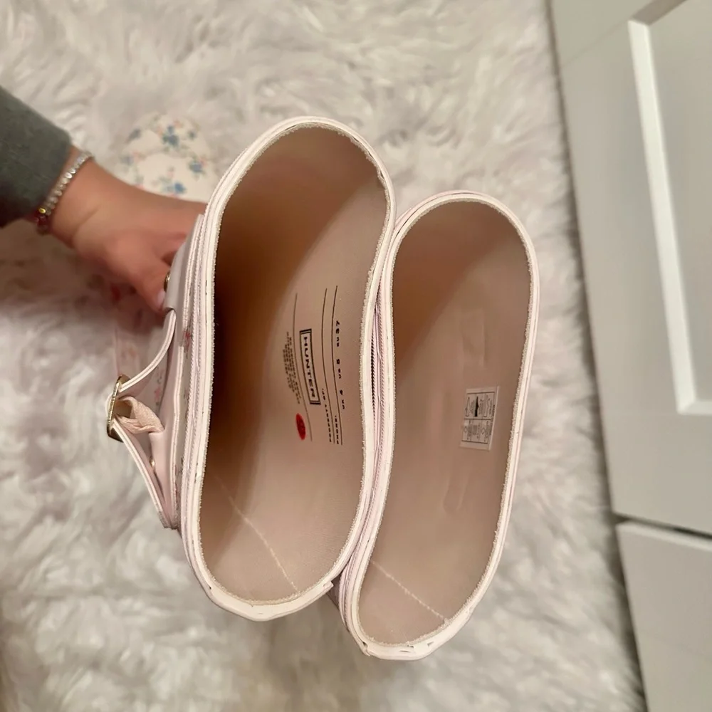 LoveShackFancy X Hunter Confetti Bloom Boots // BIG KID’S SIZE 5 - WOMEN’S 7 🎀✨💕 - Picture 10 of 12